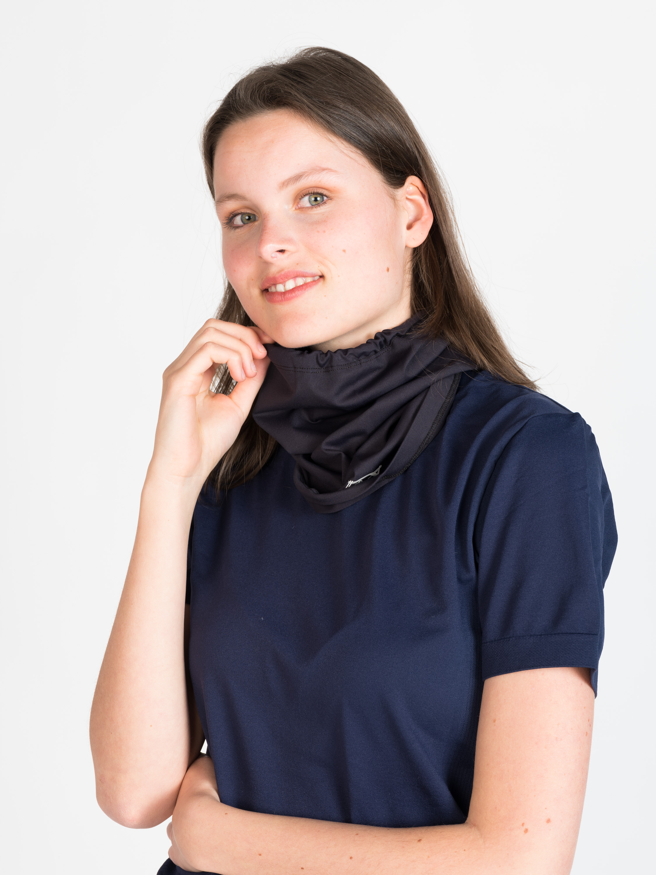 Sjaal met franjes degradant Damen Kleidung Activewear Accessoires Schals 