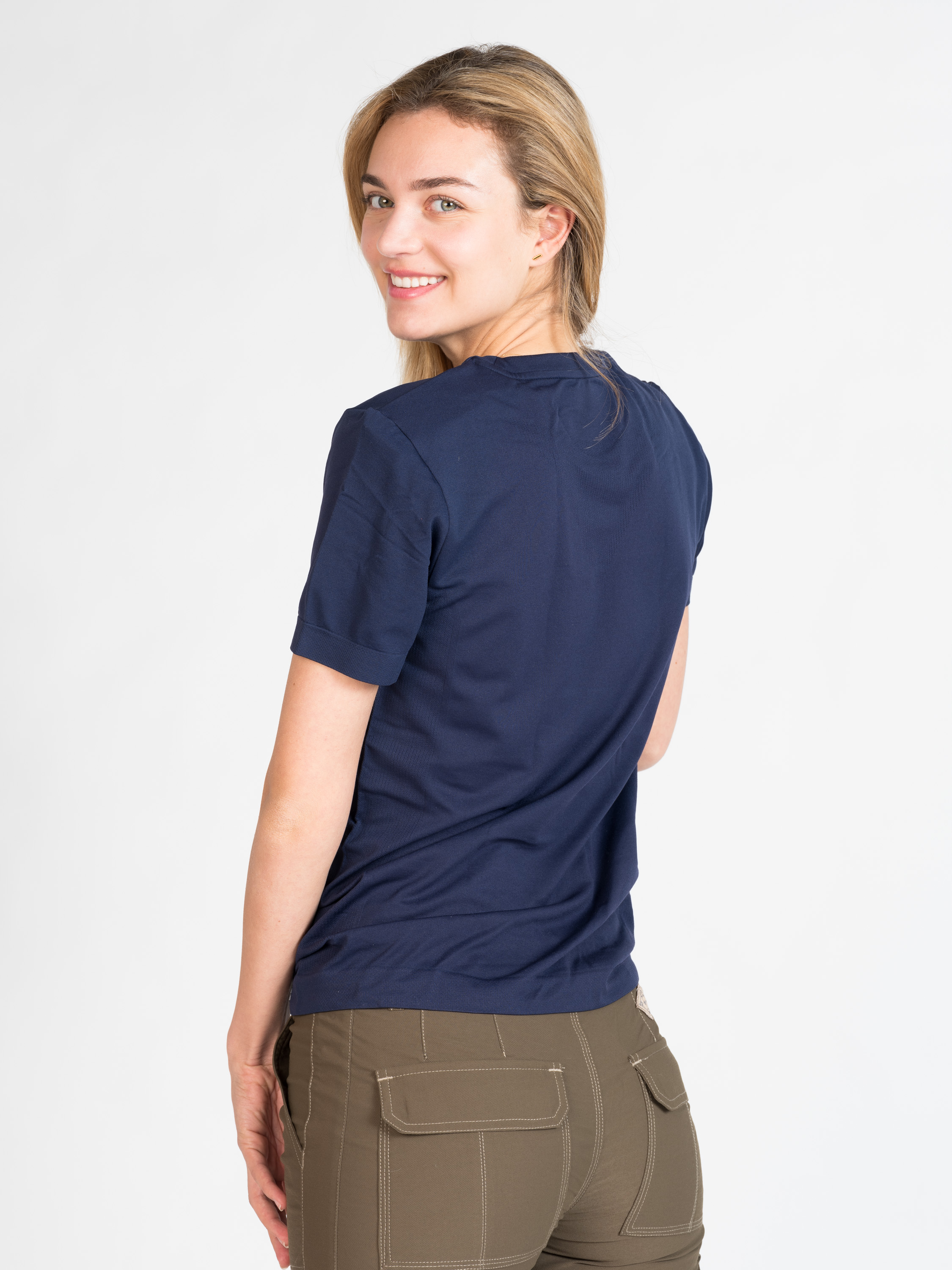 Breddys Shirt Navy Damen hinten